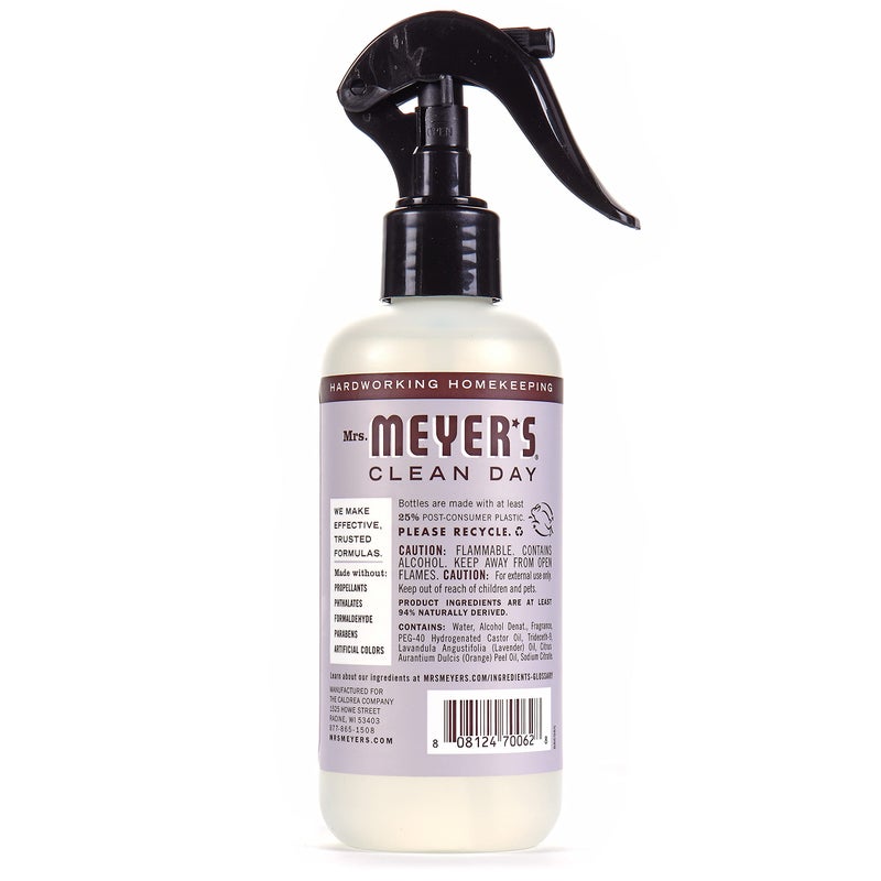 MRS. MEYER'S CLEAN D السيدة ماير 670763EA معطر الغرف النظيف النهاري باللافندر، 8 أونصة، رذاذ غير بخاخ - Image 3